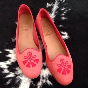 Leather smoking loafers